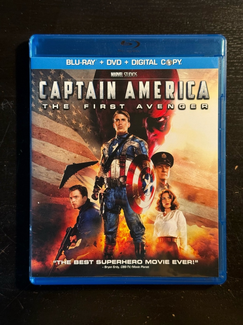 CAPTAIN AMERICA: THE FIRST AVENGER (2011) | Marvel | Blu-Ray + DVD | LIKE NEW